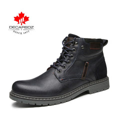 Men Boots Man Autumn Botas Brand Lace-up Basic Boots