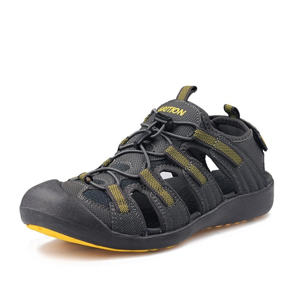 Men Sandals Leather Hiking Outdoor