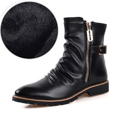 Mens Ankle Boots Soft Leather